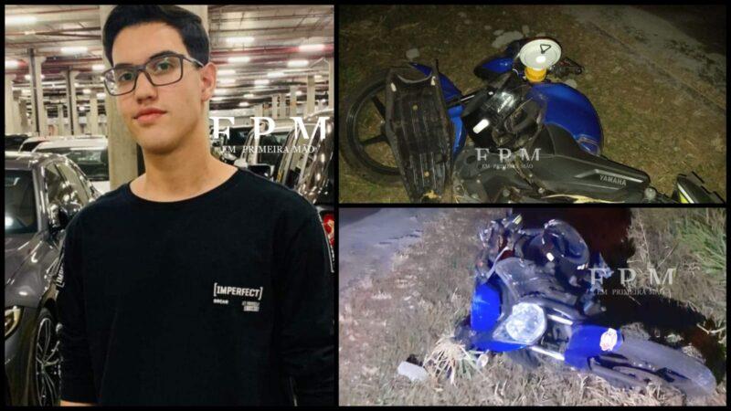 Jovem que sofreu acidente de moto em rodovia há uma semana não resiste aos ferimentos