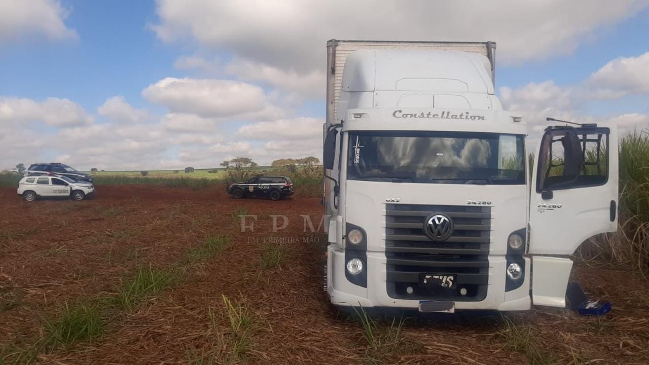 Policiais da DIG de Franca recuperam caminhão roubado; carga avaliada em 500 mil reais não foi localizada