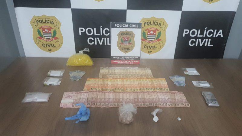 Polícia Civil prende homem por tráfico de drogas no Jardim Aeroporto em Franca