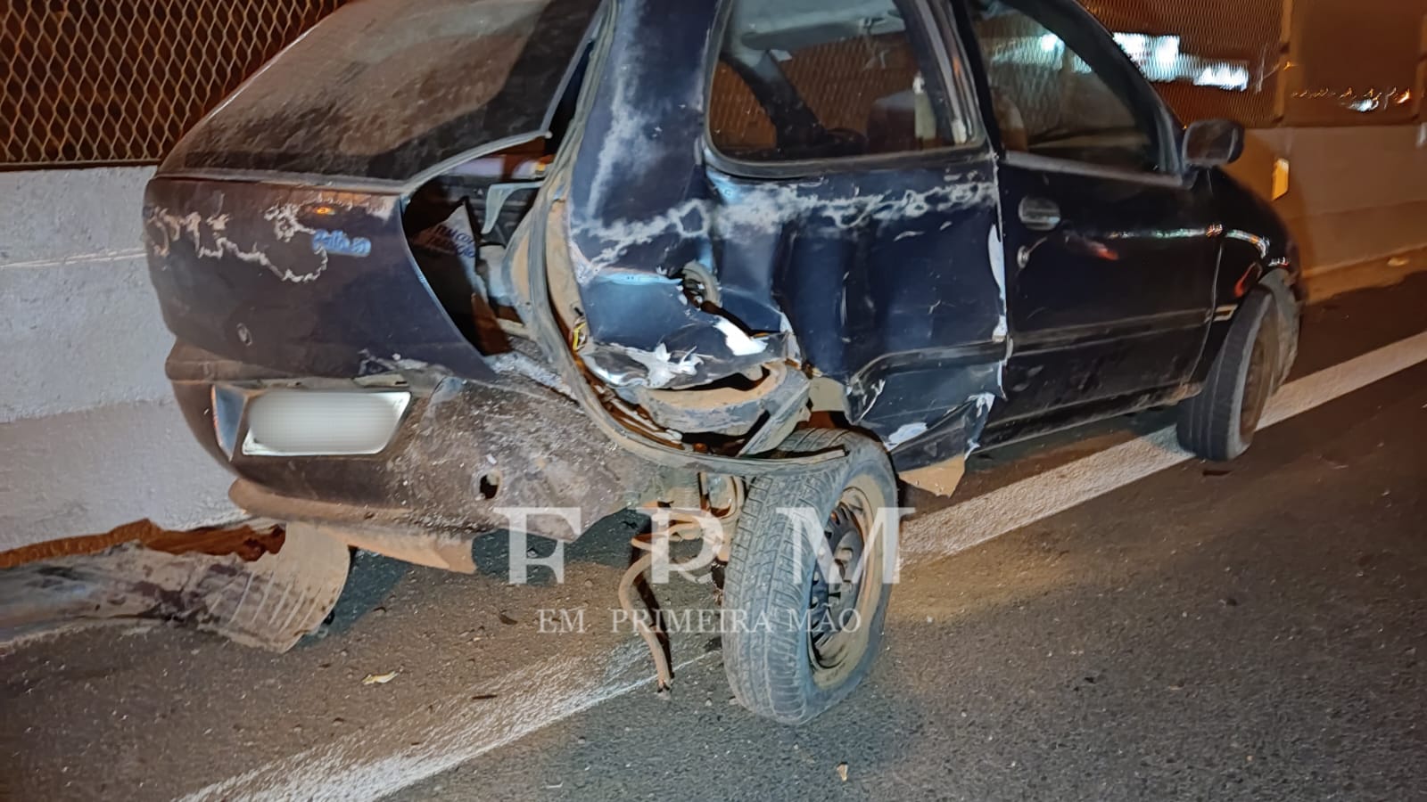 Irresponsabilidade de motorista causa acidente na Cândido Portinari em Franca