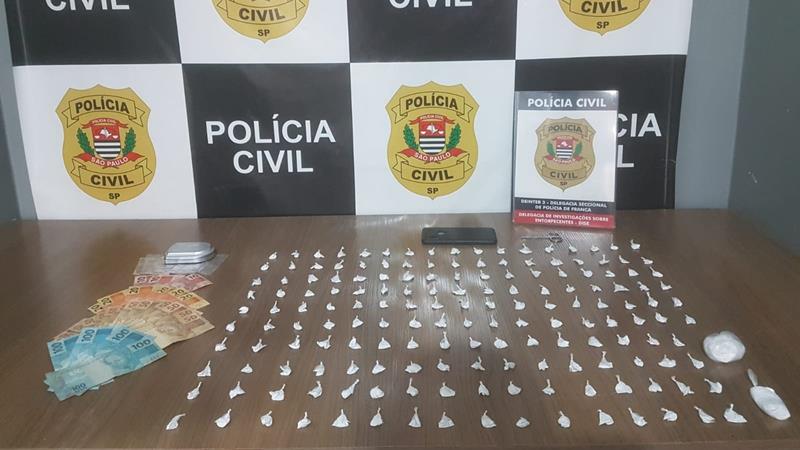 Traficante é preso em operação da Polícia Civil no Residencial Palermo em Franca