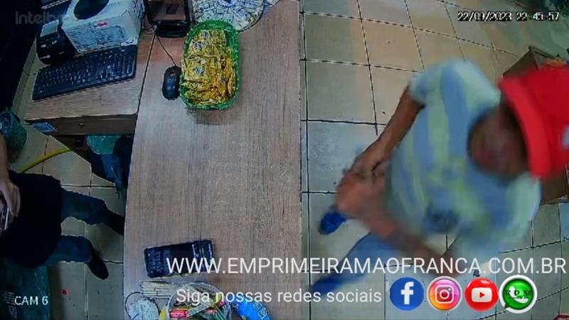 Ladrão armado invade distribuidora de bebidas e rouba todo dinheiro do caixa em Franca