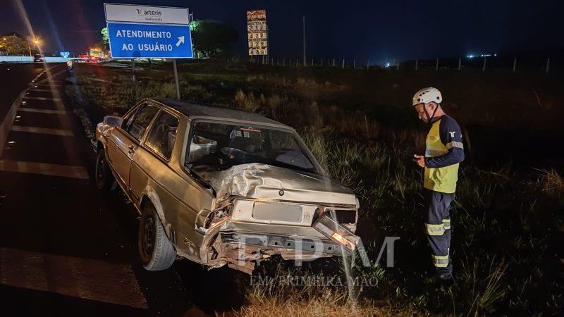 Susto na rodovia: colisão traseira por pouco não termina em tragédia em Franca