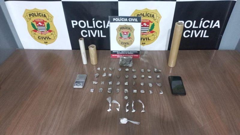 Polícia Civil cumpre mandado e prende traficante no Jardim Palmeiras