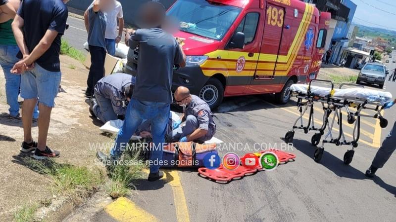 Descarte irregular de óleo causa acidente em avenida de Franca