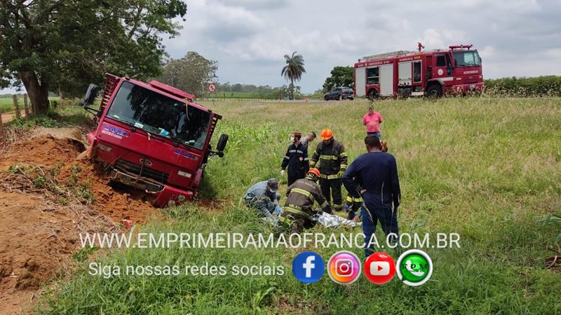 Caminhoneiro morre após passar mal ao volante na rodovia Fábio Talarico em Franca