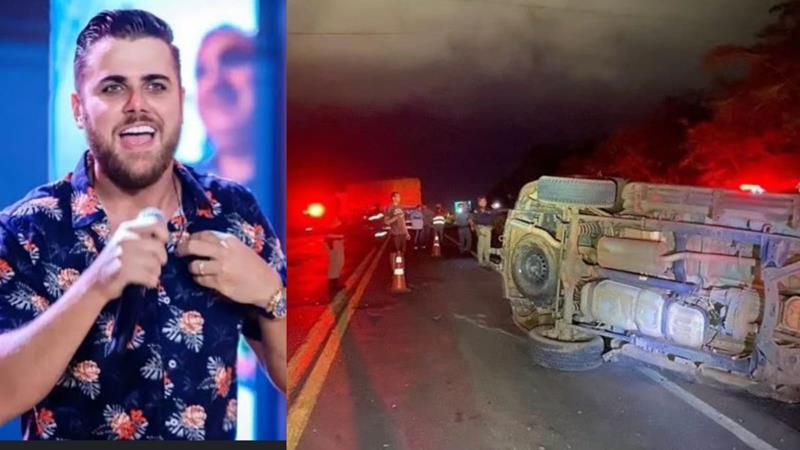 Cantor sertanejo Zé Neto sofre grave acidente de carro em Minas Gerais