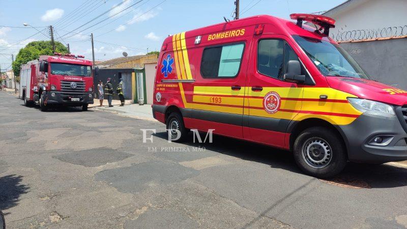 Incêndio em residência mobiliza equipes do Corpo de Bombeiros em Franca