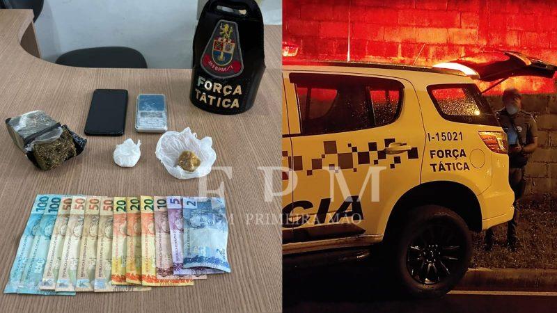 Traficante é preso pela Força Tática no City Petrópolis em Franca