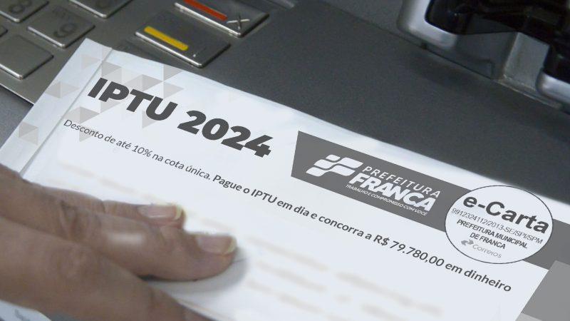 Contribuintes começam a receber os boletos do IPTU 2024