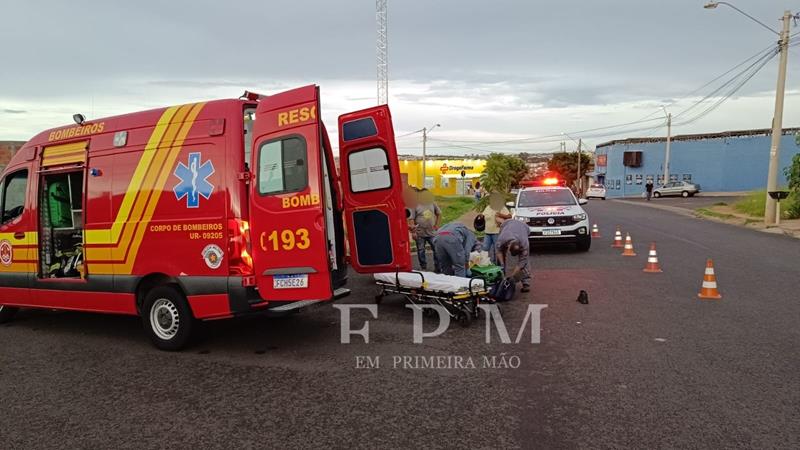 Motociclista fica ferido após atropelar cachorro em Franca 