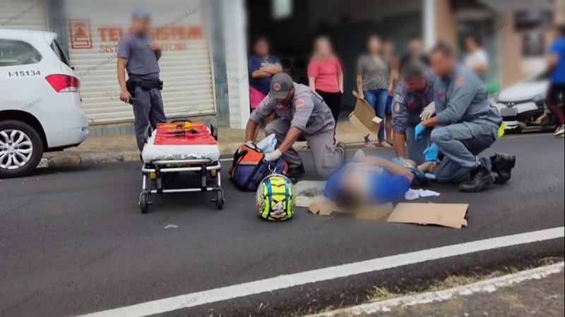 Acidente Entre Moto E Carro Em Avenida De Franca Deixa Motociclista