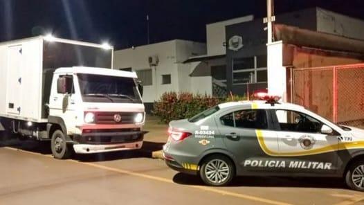 Caminhão furtado em Franca é recuperado durante fiscalização da Polícia Militar Rodoviária de Orlândia