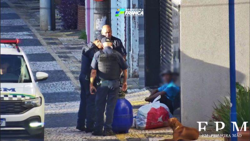 Homem é detido após ser flagrado pelo Monitoramento da Guarda Civil em atitude suspeita carregando filtro de piscina