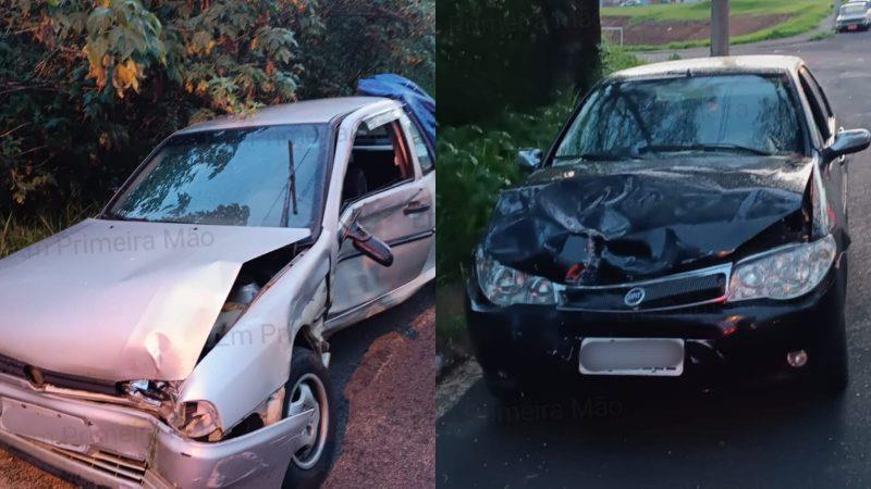 Motorista é socorrida após colisão entre dois veículos em avenida de Franca