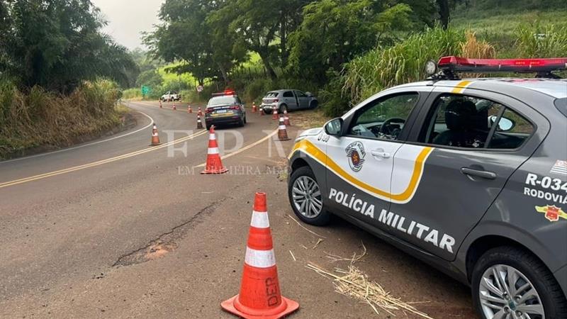 Acidente na rodovia Cândido Portinari deixa três vítimas; uma delas morreu no local