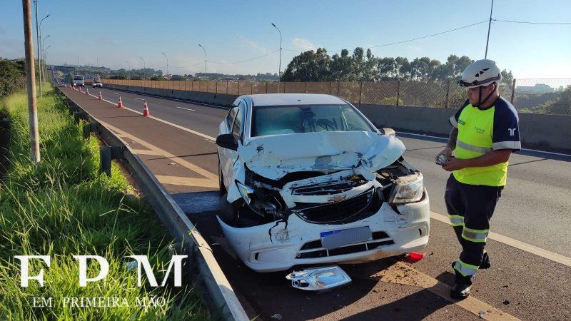 Funcionário da ViaPaulista escapa de ser esmagado por carro na Cândido Portinari, em Franca