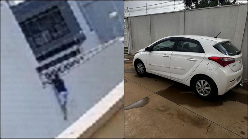 Ladrões furtam carro e objetos em conjunto de apartamentos em Franca