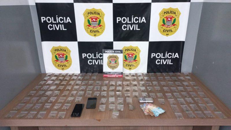 Adolescente é apreendido durante operação da Dise em biqueira na Vila Aparecida em Franca