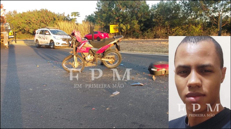 Motociclista morre após colidir com carreta em rodovia da região