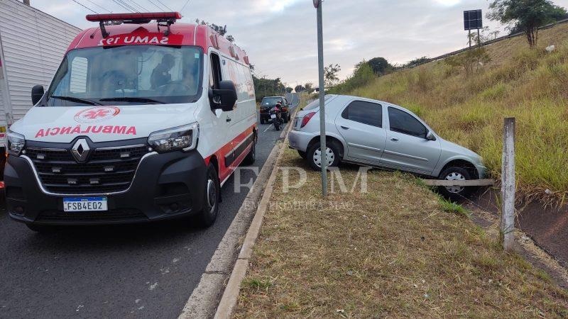 Motorista se envolve em acidente após sofrer mal súbito em Franca