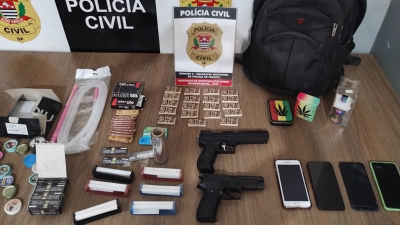 Polícia Civil prende duas pessoas por tráfico de drogas e associação ao tráfico na região 