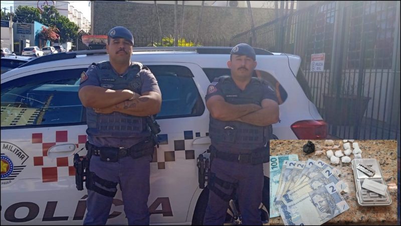 Traficante tenta fugir da polícia, mas acaba preso no City Petrópolis, em Franca