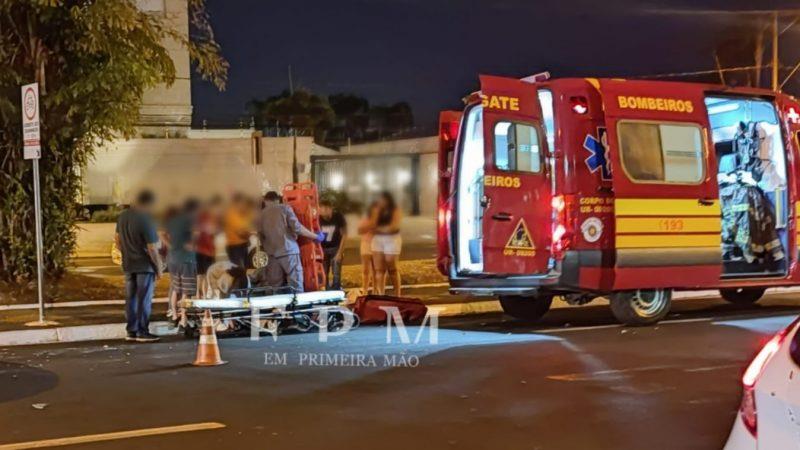 Idosa é atropelada por motociclista que foge sem prestar socorro em Franca