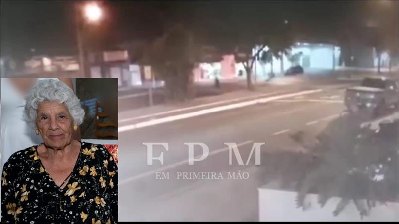 Câmera de segurança registra motociclista atropelando idosa em faixa de pedestre em avenida de Franca