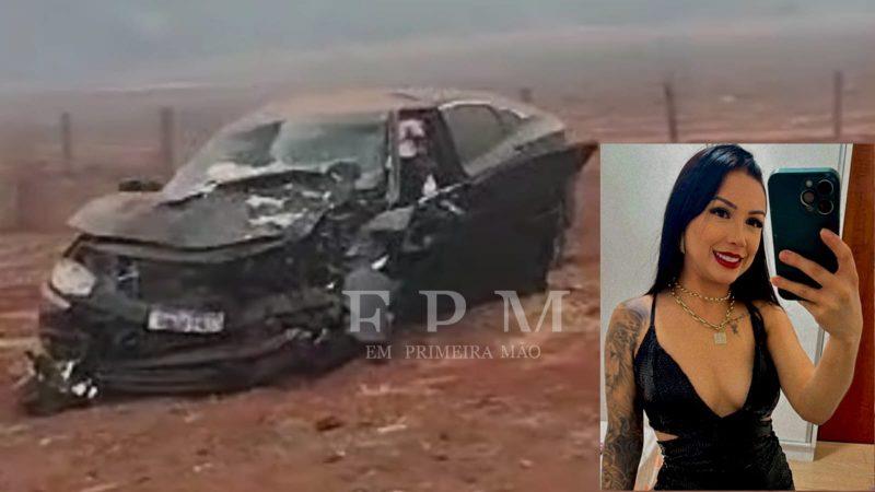 Mulher morre em grave acidente entre carro e carreta na rodovia Prefeito Fábio Talarico