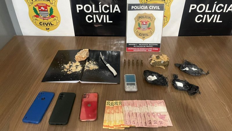 Polícia Civil prende traficante durante cumprimento de mandado no Jardim Luiza, em Franca