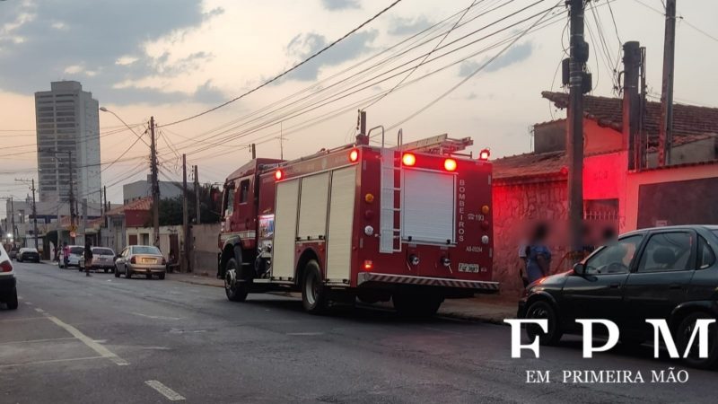 Incêndio em residência na Vila Aparecida deixa moradora ferida e cachorro morto