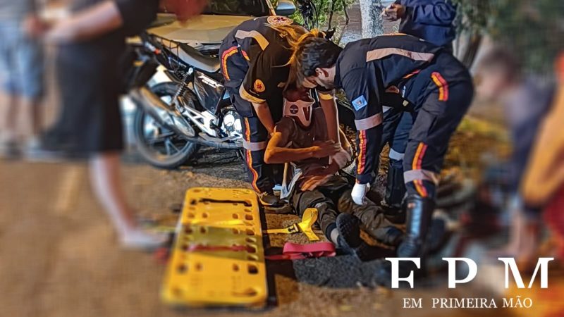 Motociclista fica ferido após ser fechado por carro em avenida de Franca