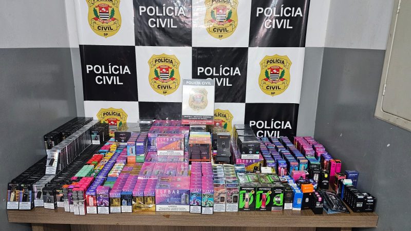 Proprietário de tabacaria é preso por vender cigarros eletrônicos em Franca