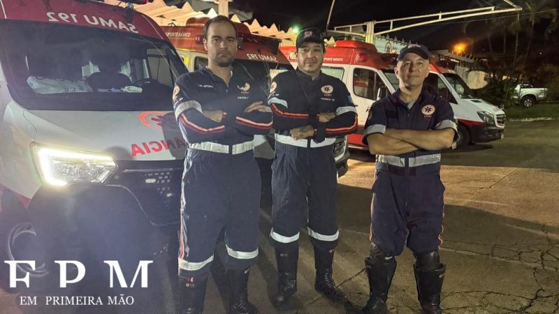 Equipe do Samu reverte parada cardiorrespiratória de idoso no Jardim Integração