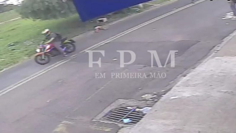 Criança é atropelada por moto na Chácara São Paulo em Franca