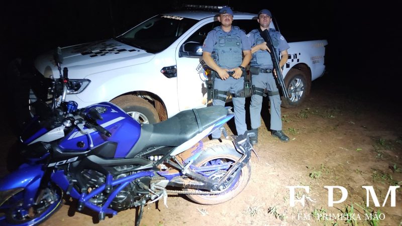 Polícia Militar localiza moto de alta cilindrada roubada no Polo Clube, em Franca