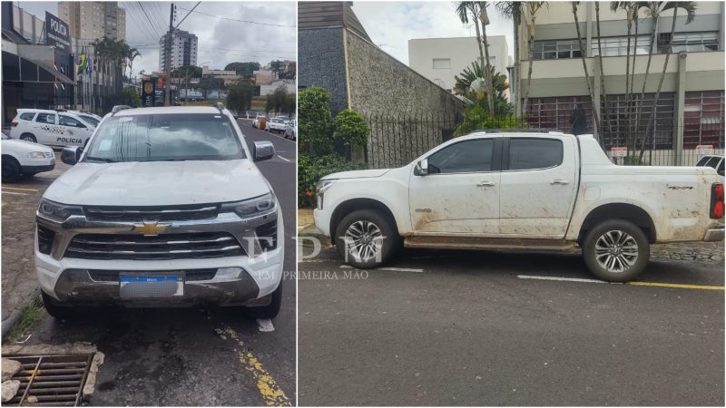 Caminhonete roubada é recuperada pela Polícia Militar em Franca