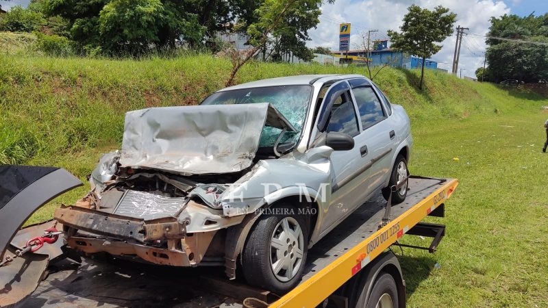 Colisão traseira deixa três feridos na rodovia Cândido Portinari, em Franca