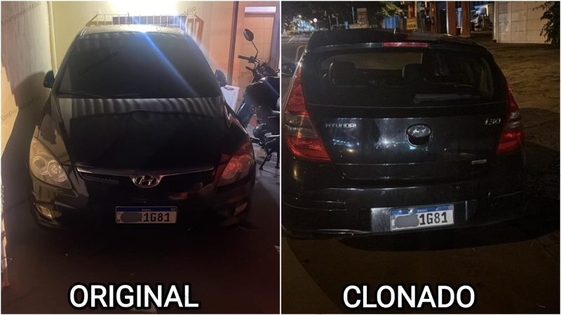 Policiais militares localizam carro clonado durante fiscalização de trânsito em Franca