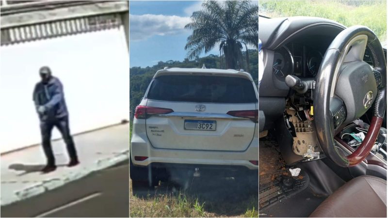 Caminhonete furtada em Franca é encontrada abandonada em área de mata na região