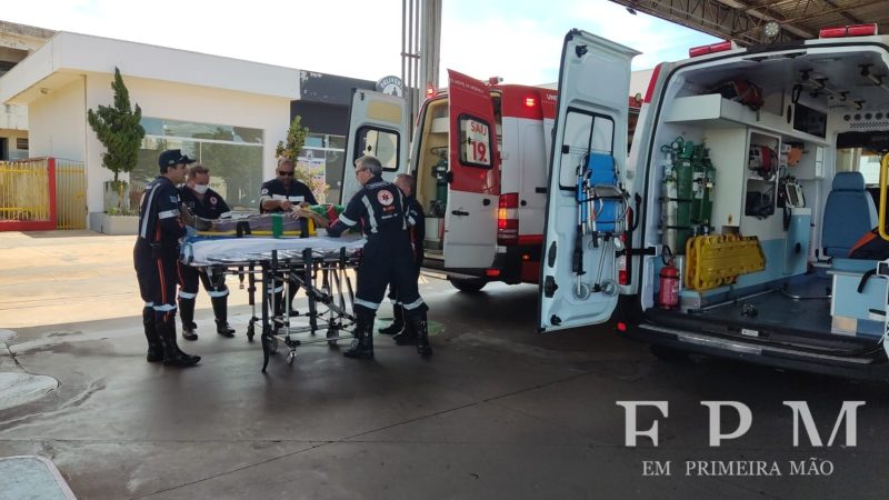 Trabalhador é socorrido em estado grave após cair de telhado em Franca