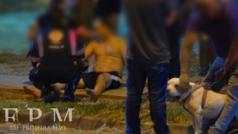 Cão e tutor são atacados por pitbull em praça no Parque Moema, em Franca